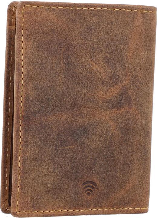 Immagine prodotto Greenburry Porta carte d'identità vintage RFID in pelle 9 cm
