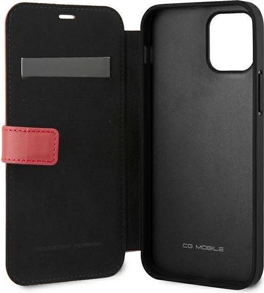 Image du produit Ferrari FEOGOFLBKP12LRE iPhone 12 Pro Max 6,7" czerwony/red book Off Track Perforated (Apple iPhone 12 Pro Max)