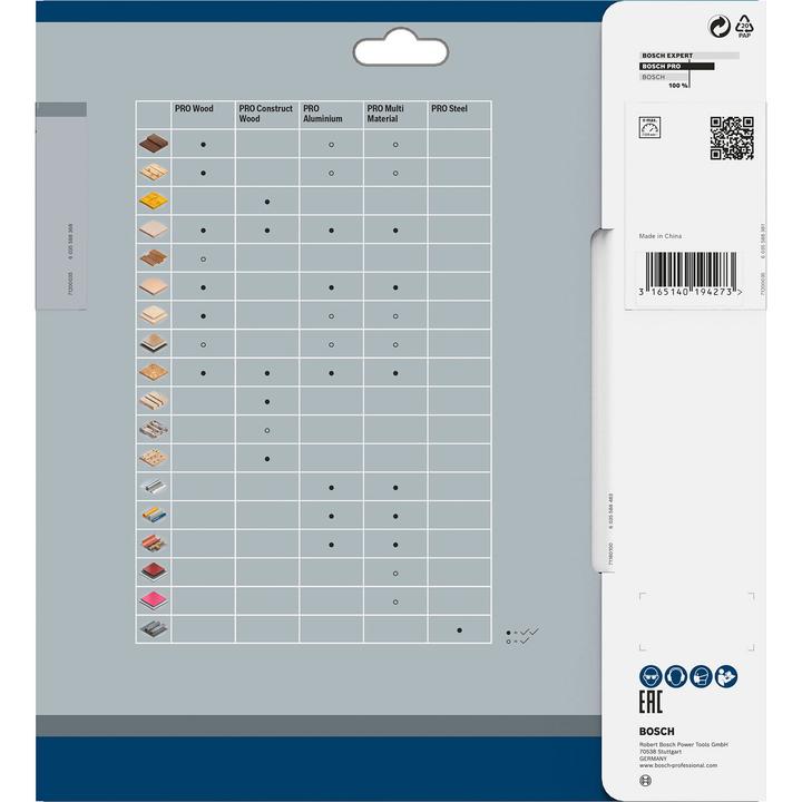 Produktbild Bosch Professional Zubehör PRO Construct Wood Kreissägeblatt, 210 x 2,8 x 30 mm