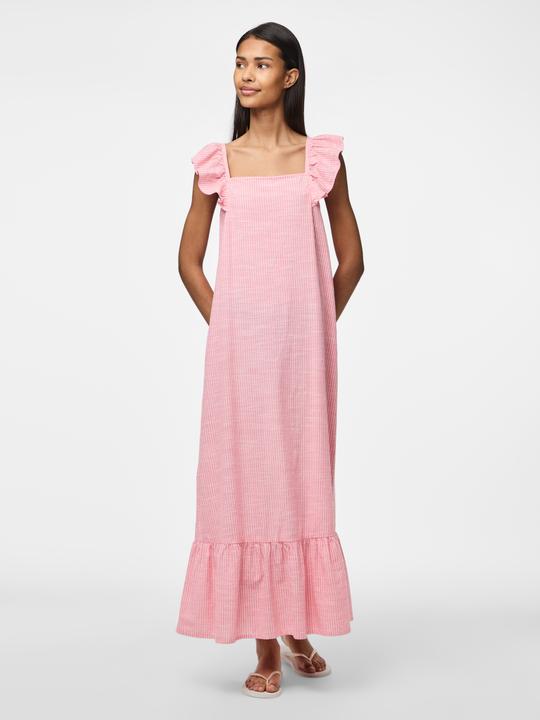 Produktbild Pieces PCAPIA Midi Kleid aus Leinengemisch (XXL)