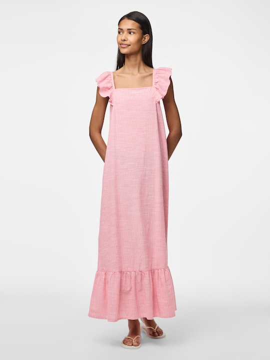 Actual product image Pieces PCAPIA Midi Kleid aus Leinengemisch (XXL)