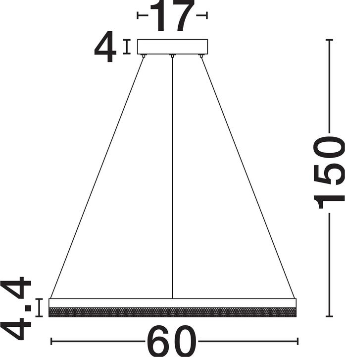 Actual product image Nova Luce Adria (3288 lm)