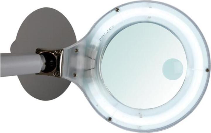 Produktbild Velleman Schreibtischlampe Mit Lupe 3 + 12 Dioptrien - 12W - Weiss (Lupenleuchte)