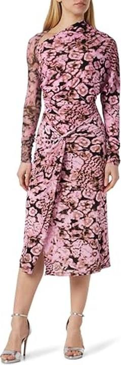 Image du produit Pinko Robe Artemide jersey imprimé, corail scanner tule, non déformable (L)