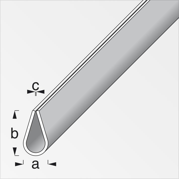 Actual product image Alfer Frame profile PVC 1 m