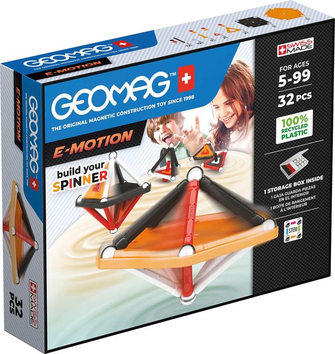 Actual product image Geomag E-motion Build your Spinner - 32-delig