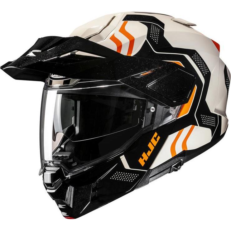 HJC, Casco da moto, I80 Velly Helm Schwarz/Beige (S)