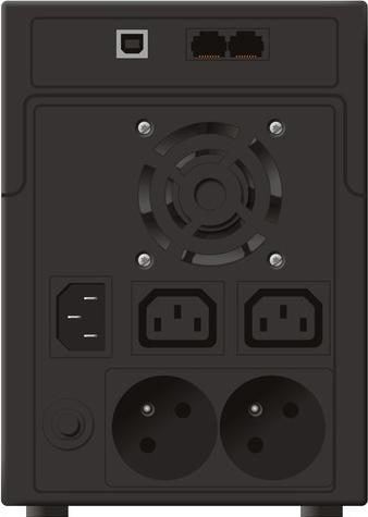 Actual product image Powerwalker Power Walker UPS Line-Interactive 2200VA 2x 230V EU,2x IEC C13,RJ11/RJ45,USB,LCD (VI 2200 LCD) (2200 VA, 1200 W, Line-interactive UPS)