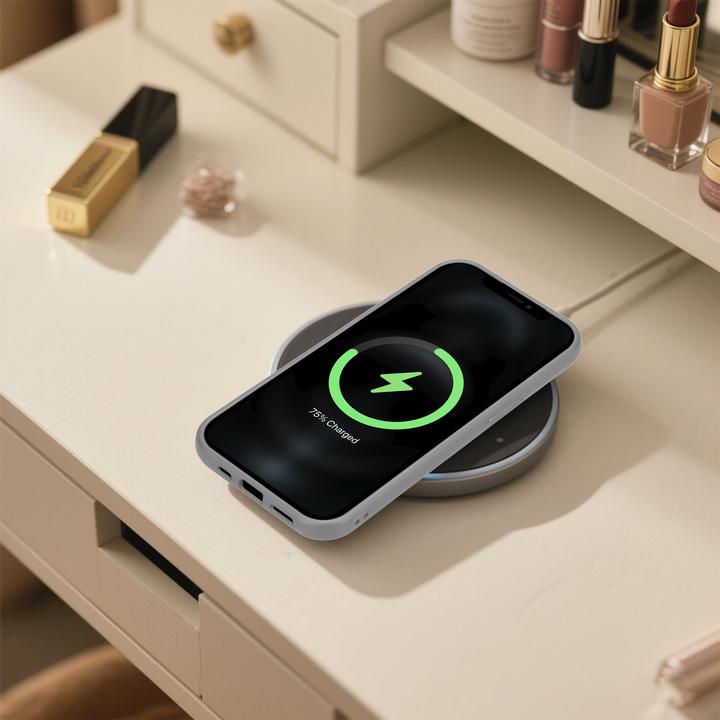 Produktbild Cadorabo iPhone 14 PLUS / 15 PLUS Hülle kompatibel mit MagSafe Glitzer Case (Apple iPhone 14 Plus, Meizu 15 Plus)