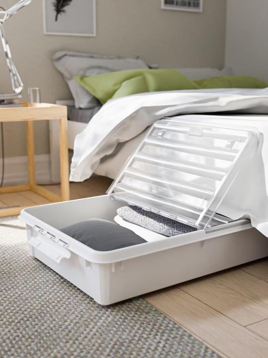 Actual product image Smartstore bedroller 79x59cm hvid (40 cm, 60 l)