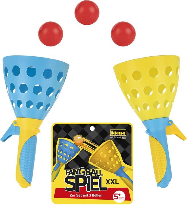 Idena Catch ball game XXL set of 2 with 3 balls