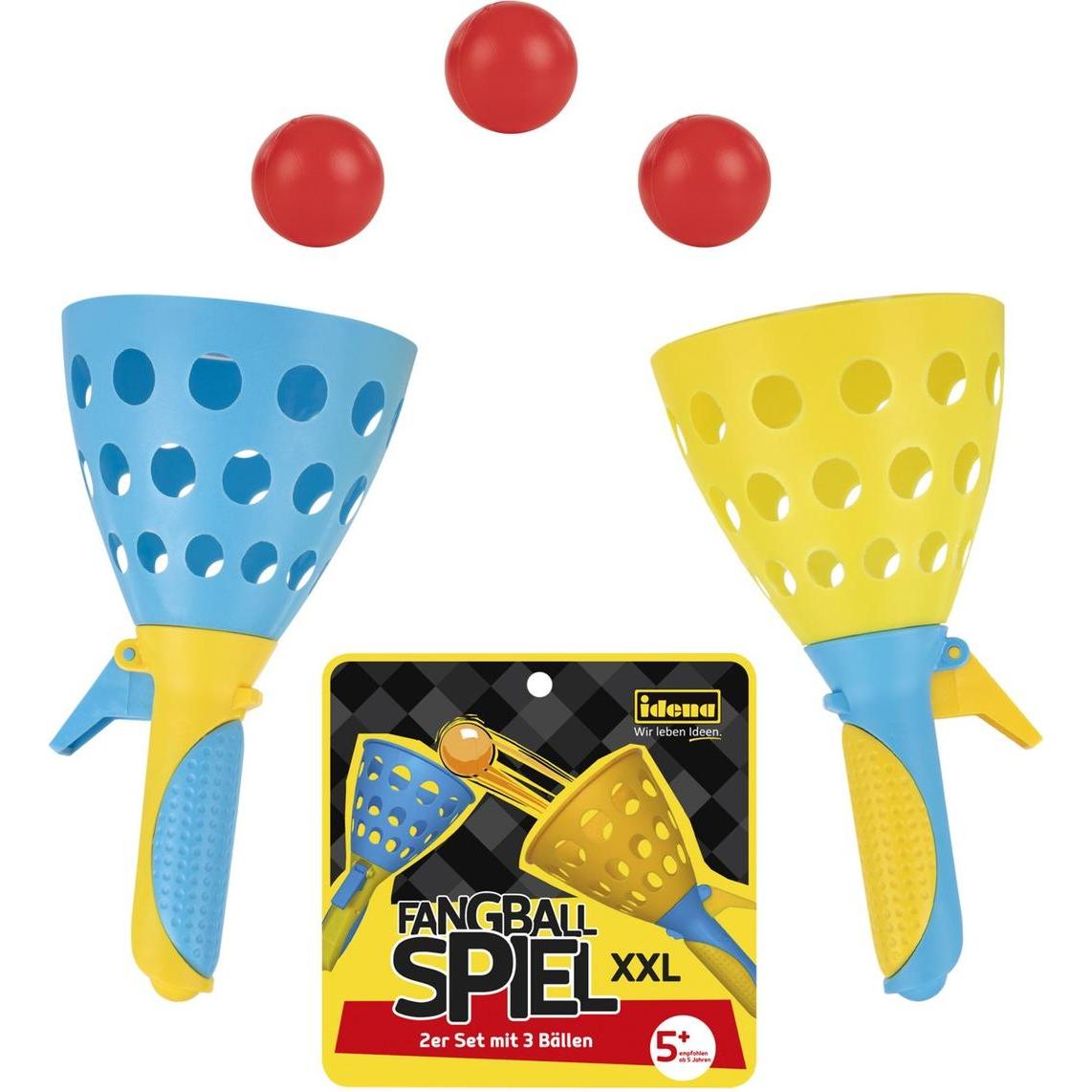 Idena Fangballspiel XXL 2er Set mit 3 Bällen (43259203)