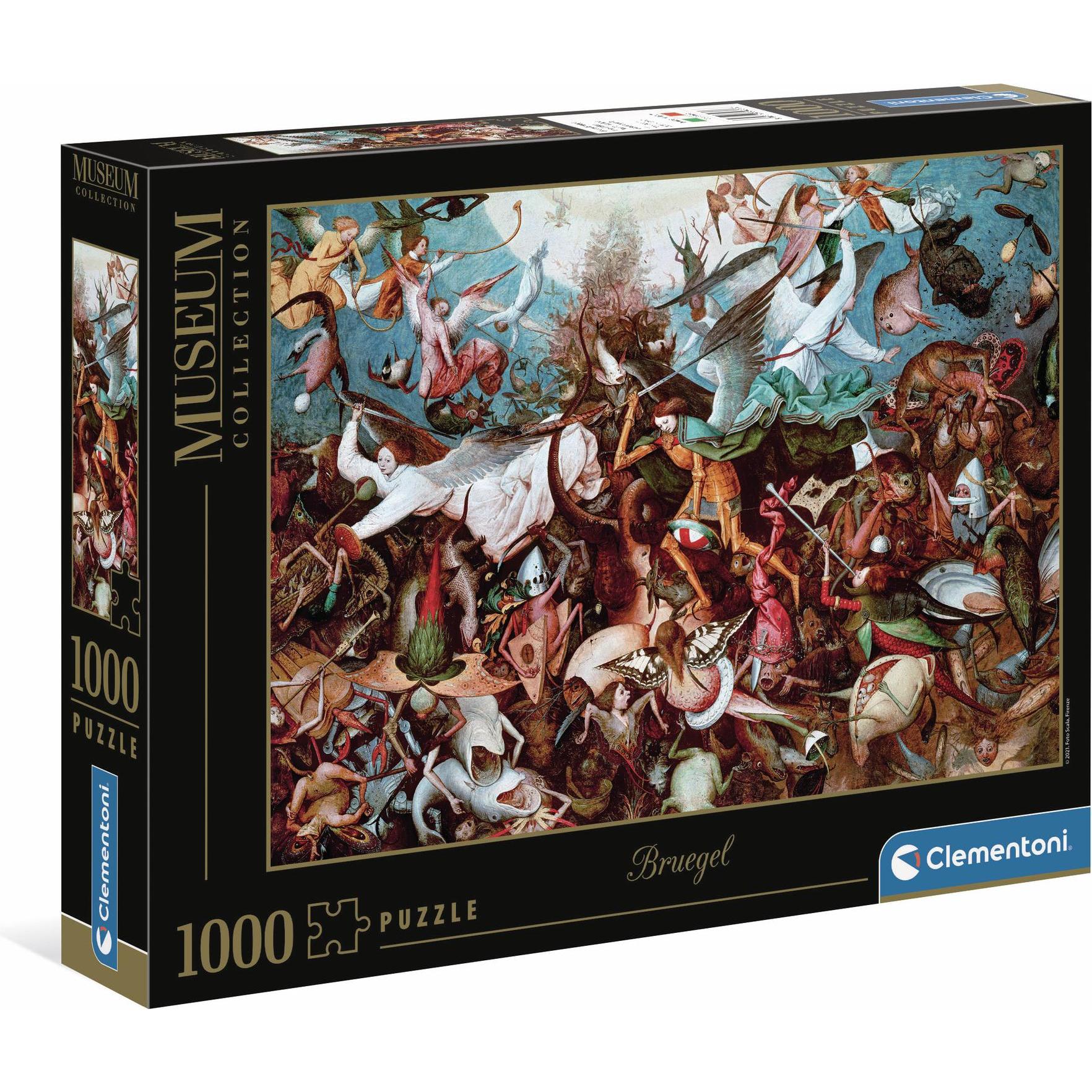 Clementoni Multicolore Puzzle Bruegel Angeli Ribelli G (1000 Pezzi)