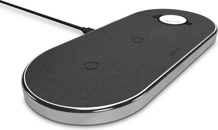 Actual product image Epico Wireless Charging Base 3in1 PU leather (30 W)