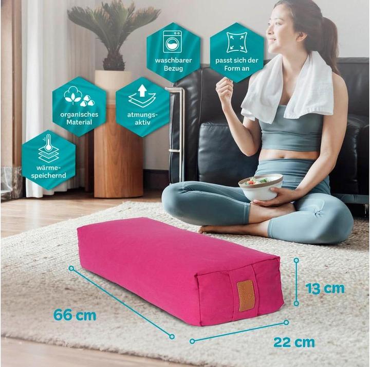 Produktbild DoYourSports Yogakissen Bolster Paravati (13 cm)