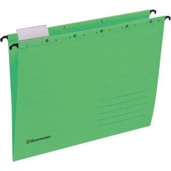 Soennecken, Mappe, Hängemappen grün A4 Sichtreiter 220g Recyclingkarton 25 St./Pack. (A4, 1 x)
