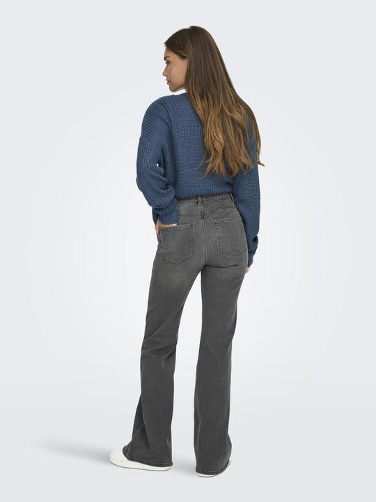 Produktbild Only ONLHENNI Hohe Taille Ausgestellt Jeans Schlaghosen-Jeans (34)