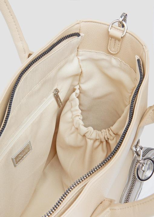 Produktbild s.Oliver Tasche Shopper aus Lederimitat mit Flaschenhalter und Logo
