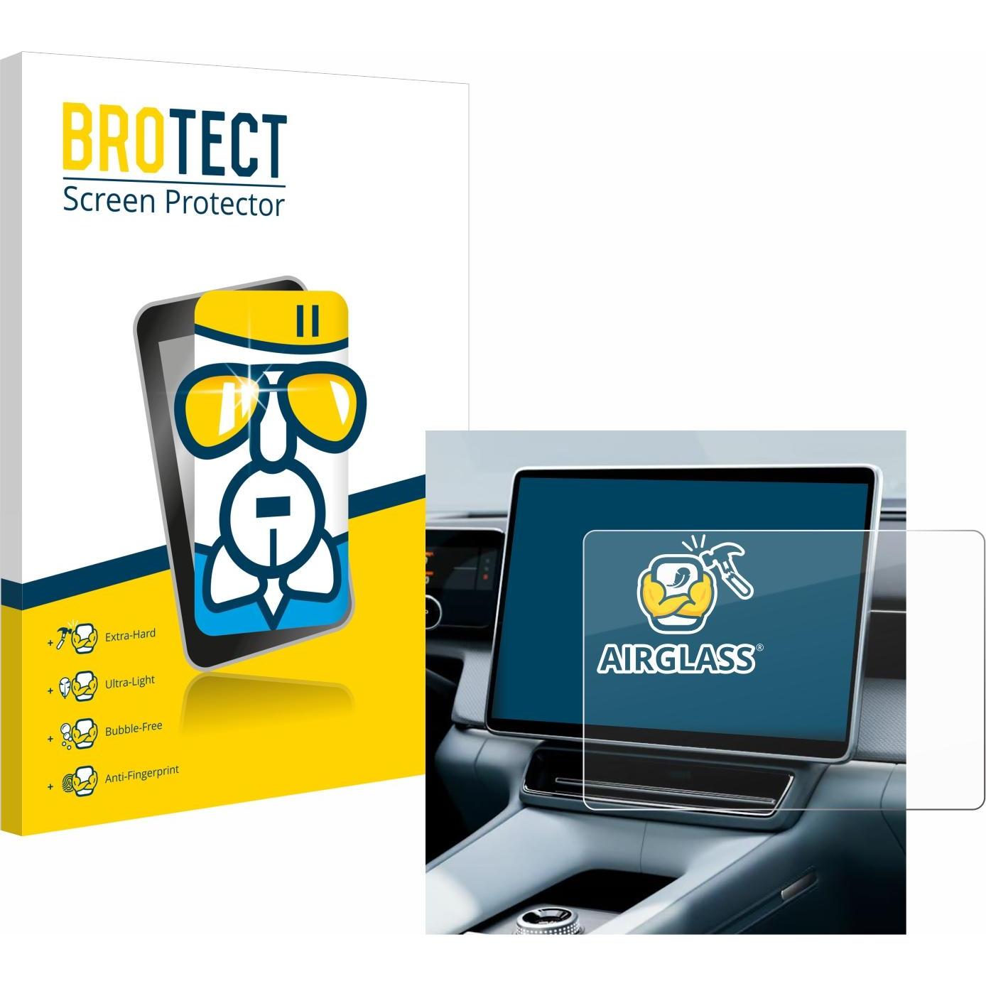 BROTECT, Fahrzeug Navigation Zubehör, Schutzglas Schutzfolie Glas Folie Displayschutz klar