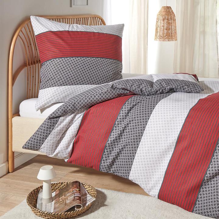 Produktbild Traumschlaf Blockstreifen (Bettwäsche Set, 200x200 cm)