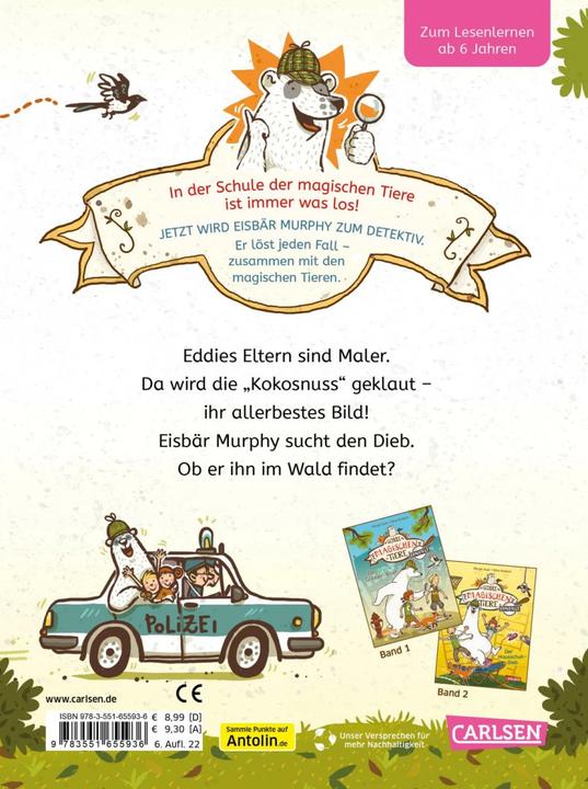 Actual product image Die Schule der magischen Tiere ermittelt 3: Der Kokosnuss-Klau (Zum Lesenlernen) (German, Nina Dulleck, Margit Auer, 2021)