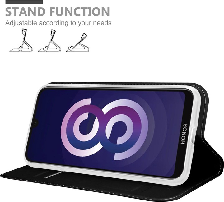Actual product image Cadorabo Book Classy Style Cover (Huawei Y5 (2019), Honor 8s)
