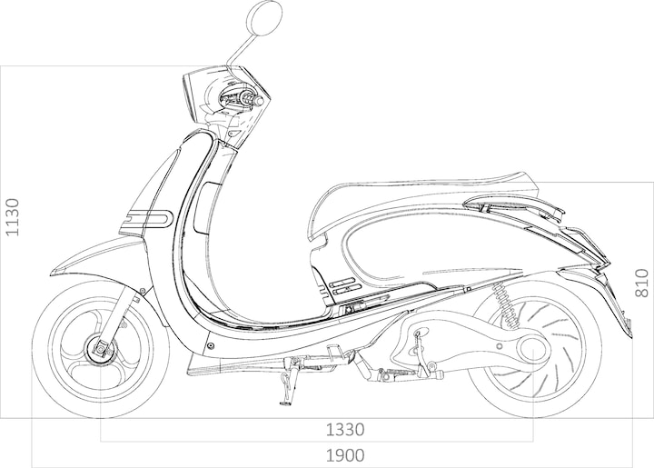 Actual product image ecoro Syra 90 (80 km/h, 5500 W)