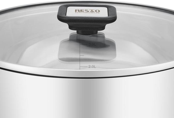 Image du produit Resto CASSEROLE D22CM 4.4L/92204 (Casserole à manche, Acier inoxydable, 22 x 12.50 cm)