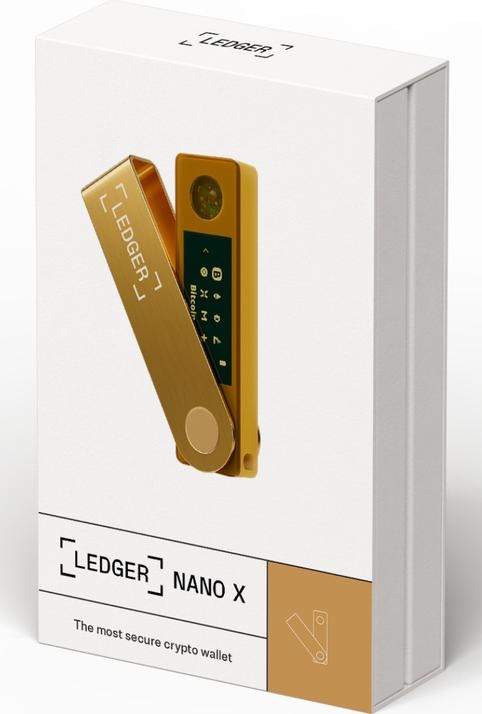 Image du produit Ledger Nano X - Or (Ethereum Classic, Bitcoin)