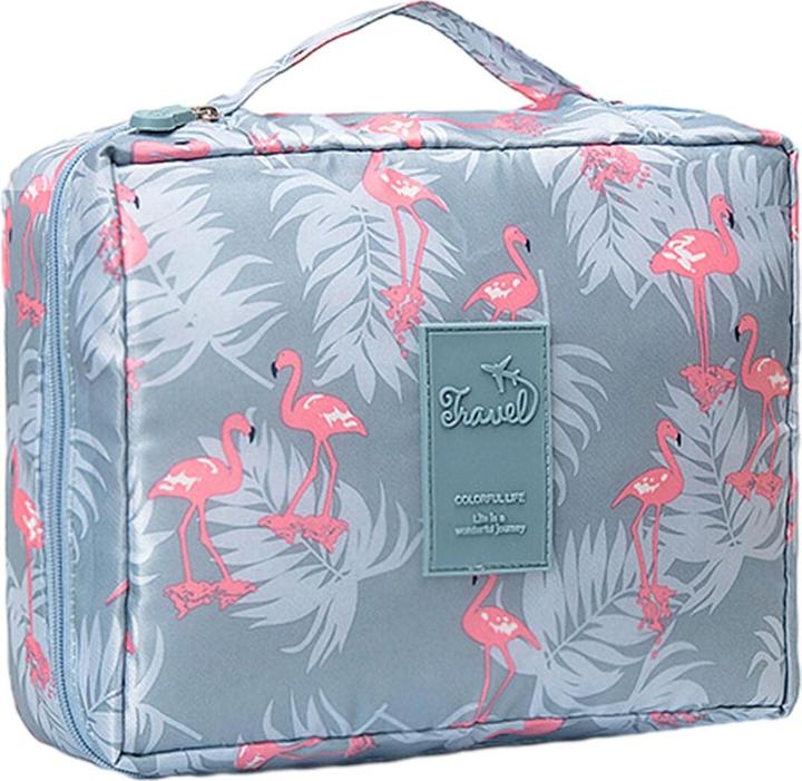 Only-Bags.Store Tragbare tragbare Kosmetiktasche, grosse Kapazität Reiseaufbewahrungstasche, einfache