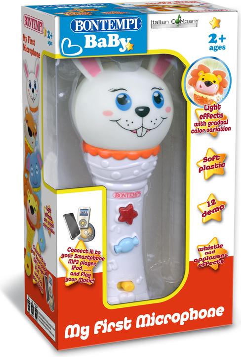Actual product image Bontempi Baby Karaoke microphone (assorted animals)