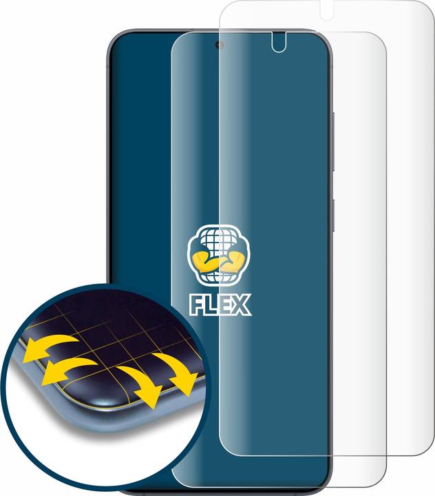 Produktbild BROTECT Fullscreen Schutzfolie Displayschutz Folie Klar Transparent (2 Stk., Samsung Galaxy S25)