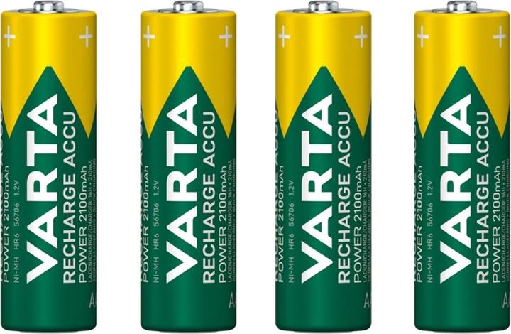 Produktbild Varta Recharge Accu Power (4 Stk., AA, 2100 mAh)