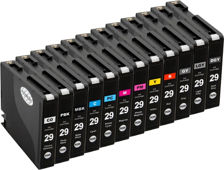 Produktbild Plutoos Canon PGI-29 Patronen XXL kompatibel, 12er Farbset