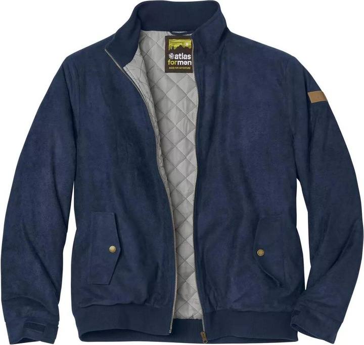 Atlas For Men Blouson in Wildlederoptik mit Steppfutter