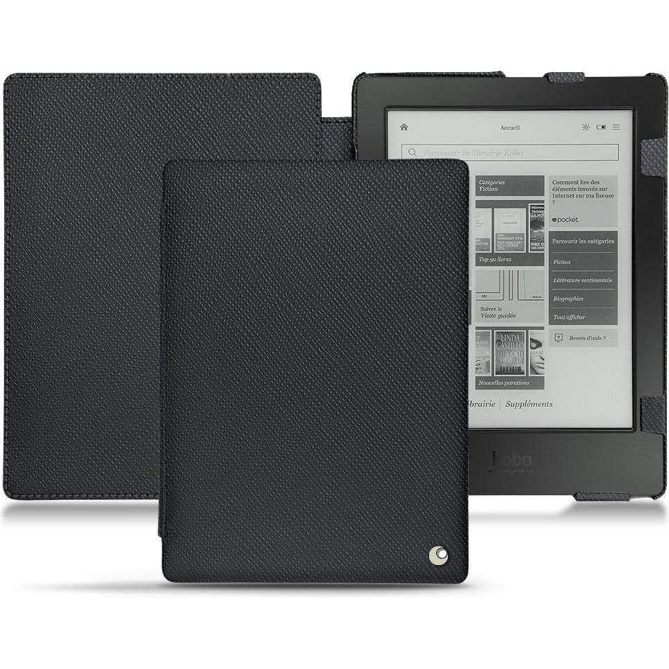 Thumbnail - Noreve Lederschutzhülle horizontal (Aura H2O), eReader Zubehör, Schwarz