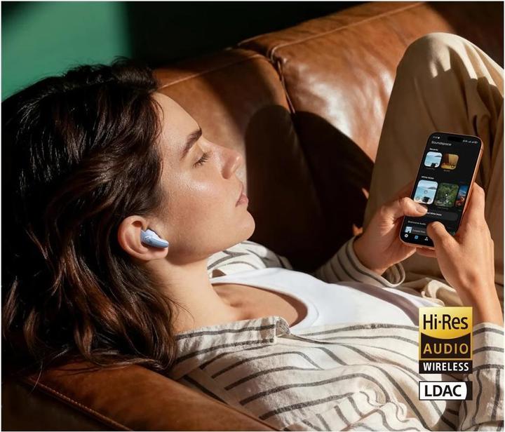 Actual product image Anker Soundcore Liberty Buds blue (ANC, 7 h, Wireless)