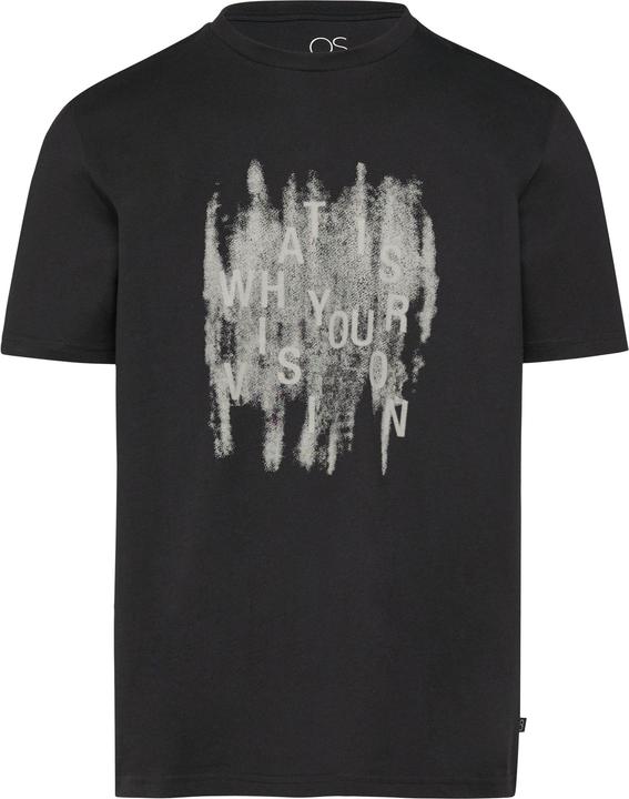 Produktbild s.Oliver T-Shirt Basic Rundhals T-Shirt mit Frontprint (S)