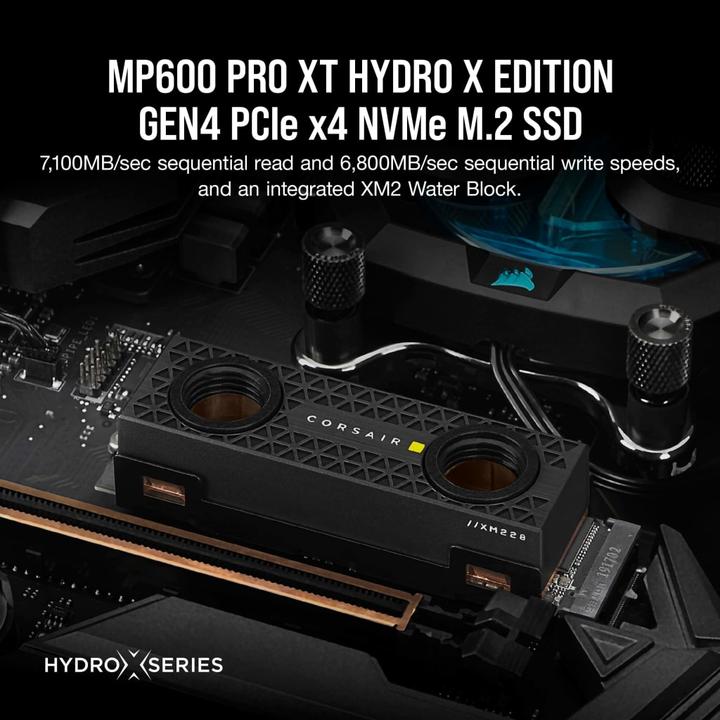 Produktbild Corsair MP600 Pro XT Hydro X Edition (4000 GB, M.2 2280)
