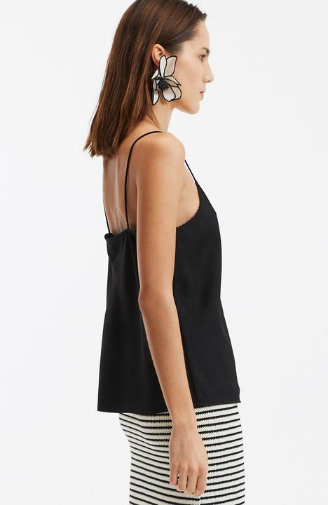 Immagine prodotto La Redoute Collections V-Ausschnitt-Top aus Satin mit schmalen Trägern (XL)