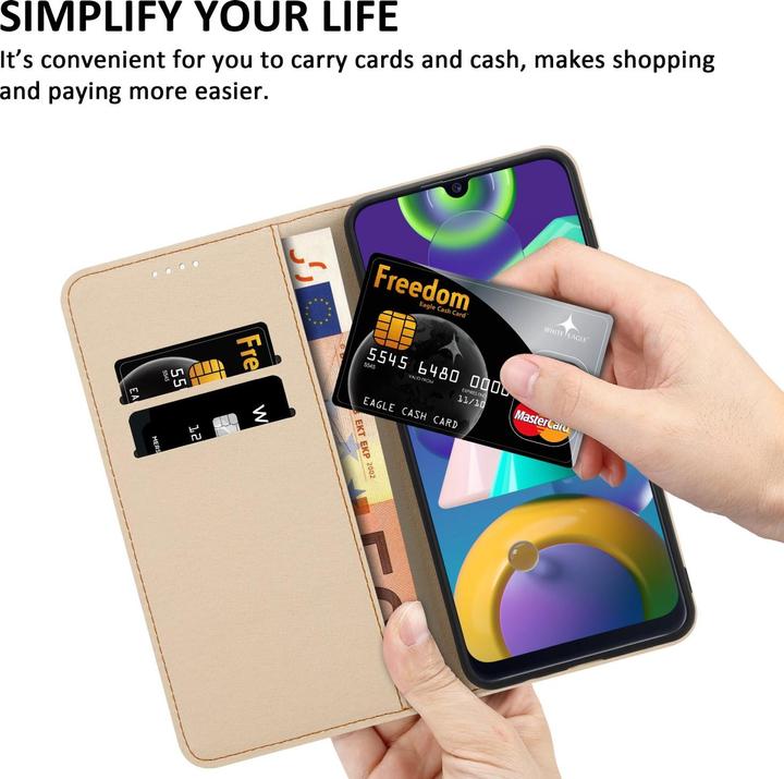 Actual product image Cadorabo Book Cover with Print for Samsung Galaxy M31 (Samsung Galaxy M31)