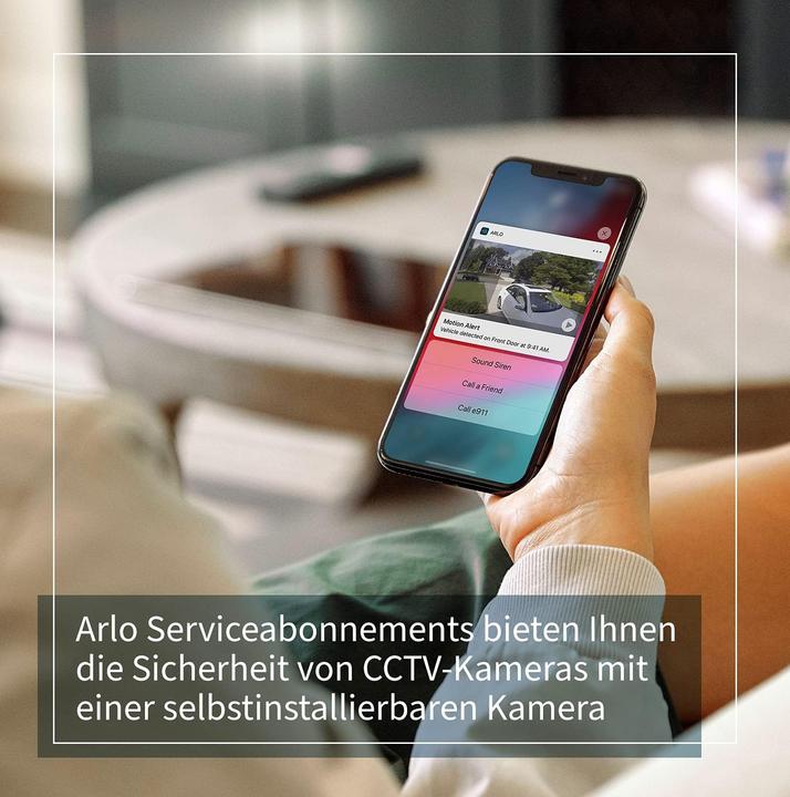 Produktbild Arlo Pro 3 Spotlight Kamera, Zusatzkamera weiss (2560 x 1440 Pixels)