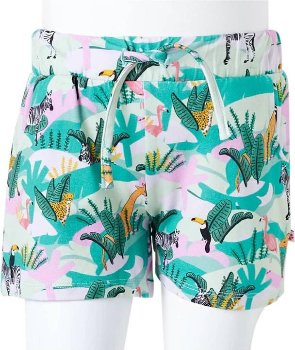 Immagine prodotto VidaXL Pantaloncini per bambini con coulisse Verde menta chiaro 140,Materiale (140)