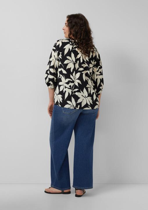 Produktbild s.Oliver Strukturierte Bluse mit weitem Ärmel (48)