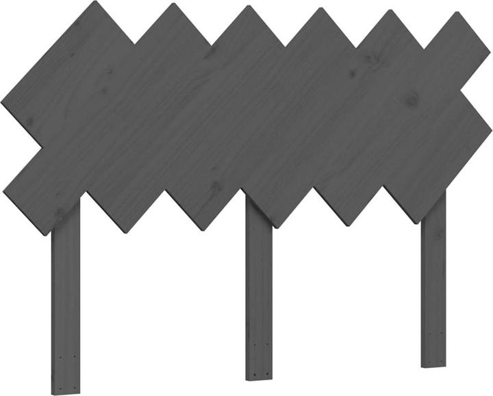 Produktbild vidaXL Massivholzbett mit Kopfteil Weiss 3FT Single (90 x 190 cm)