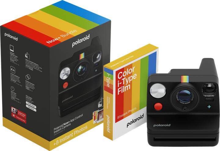 Polaroid Now+ Gen 3.0 + Color Film Bundle (8 Fotos)