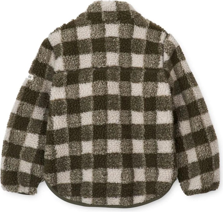 Produktbild Liewood Fleecejacke Nolan Check Army Brown / Dark Sandy (128)