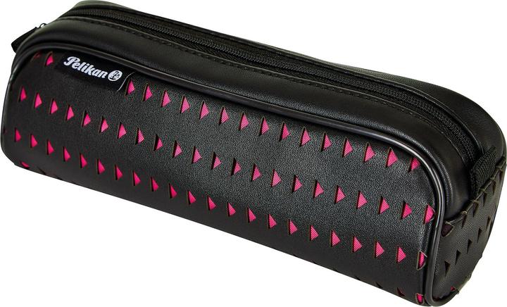 Actual product image Pelikan Pencil case Quattro Lasercut black /pink, 21,5 x 7,0 cm