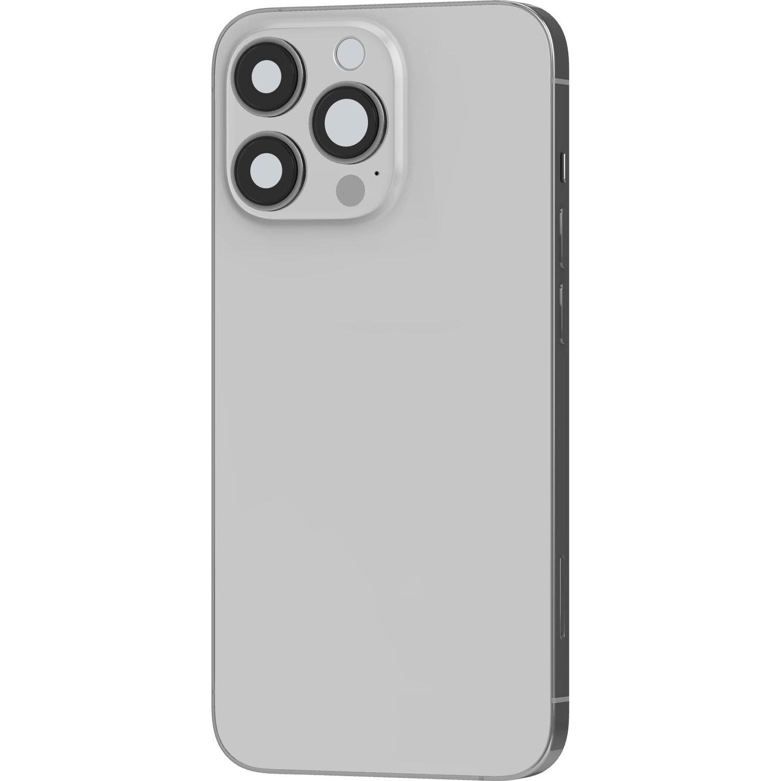 Clappio Gehäuse + Akkudeckel Ersatzteil (iPhone 13 Pro), Mobilgerät Ersatzteile, Grau