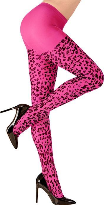 Produktbild Widmann Leopard Strumpfhose pink 40 den